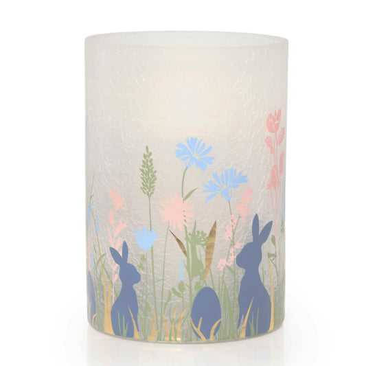 Easter Bunny Jar Candle Holder 23XK