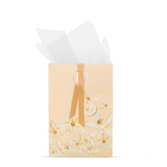 Peach Jasmine Floral Gift Bag 7S5I